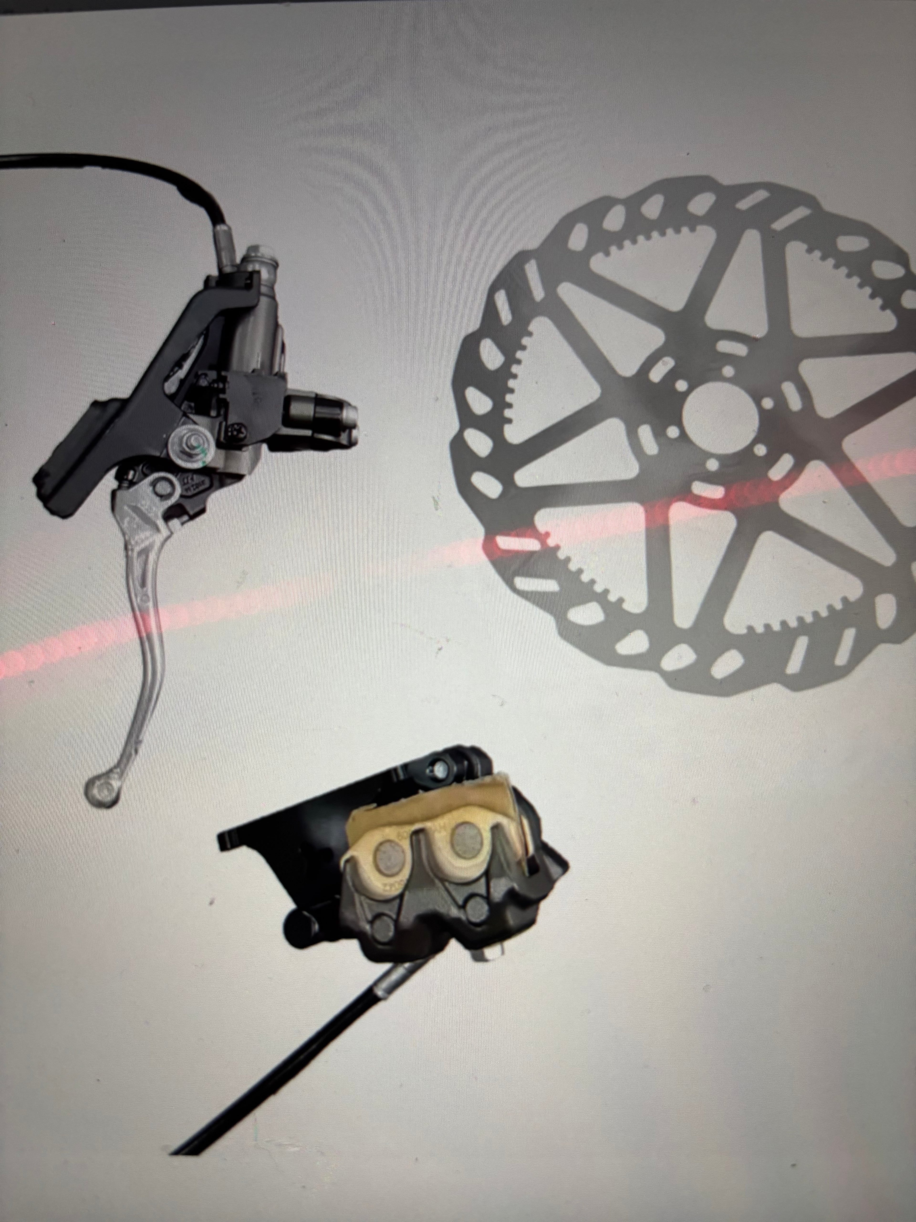 Ultra bee rear brake with rotor